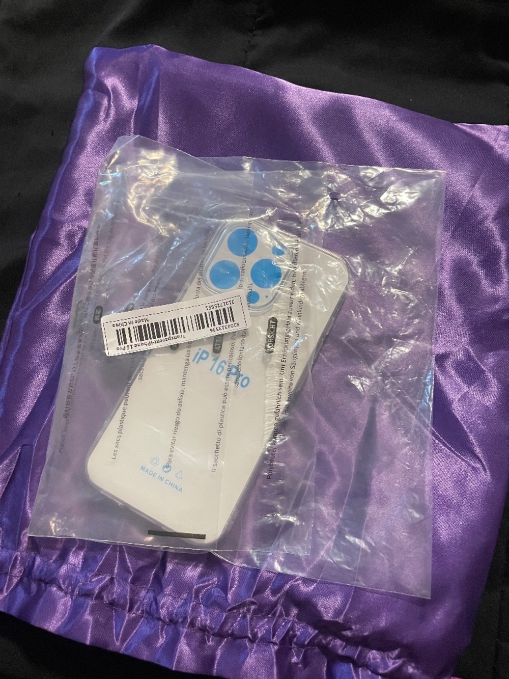 iPhone 16 Pro Clear Case New Sealed Transparent - As Pictured